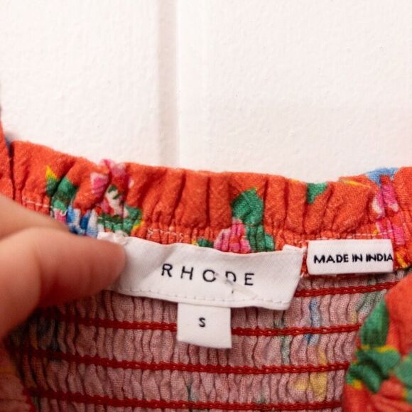 Rhode Jasmine Mini Dress Red Dazzle Size Small - Picture 5 of 8